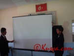 Projektör aleti test ediliyor