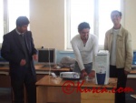 Projektör aleti test ediliyor